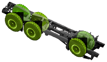 Front left tyre: 65%
Front right tyre: 60%
Middle left tyre: 55%
Middle right tyre: 55%
Rear left tyre: 65%
Rear right tyre: 60%