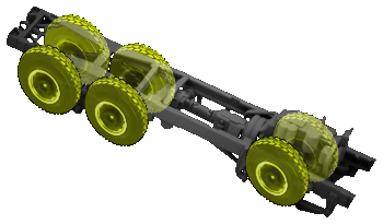 Front left tyre: 50%
Front right tyre: 50%
Middle left tyre: 50%
Middle right tyre: 50%
Rear left tyre: 50%
Rear right tyre: 50%
